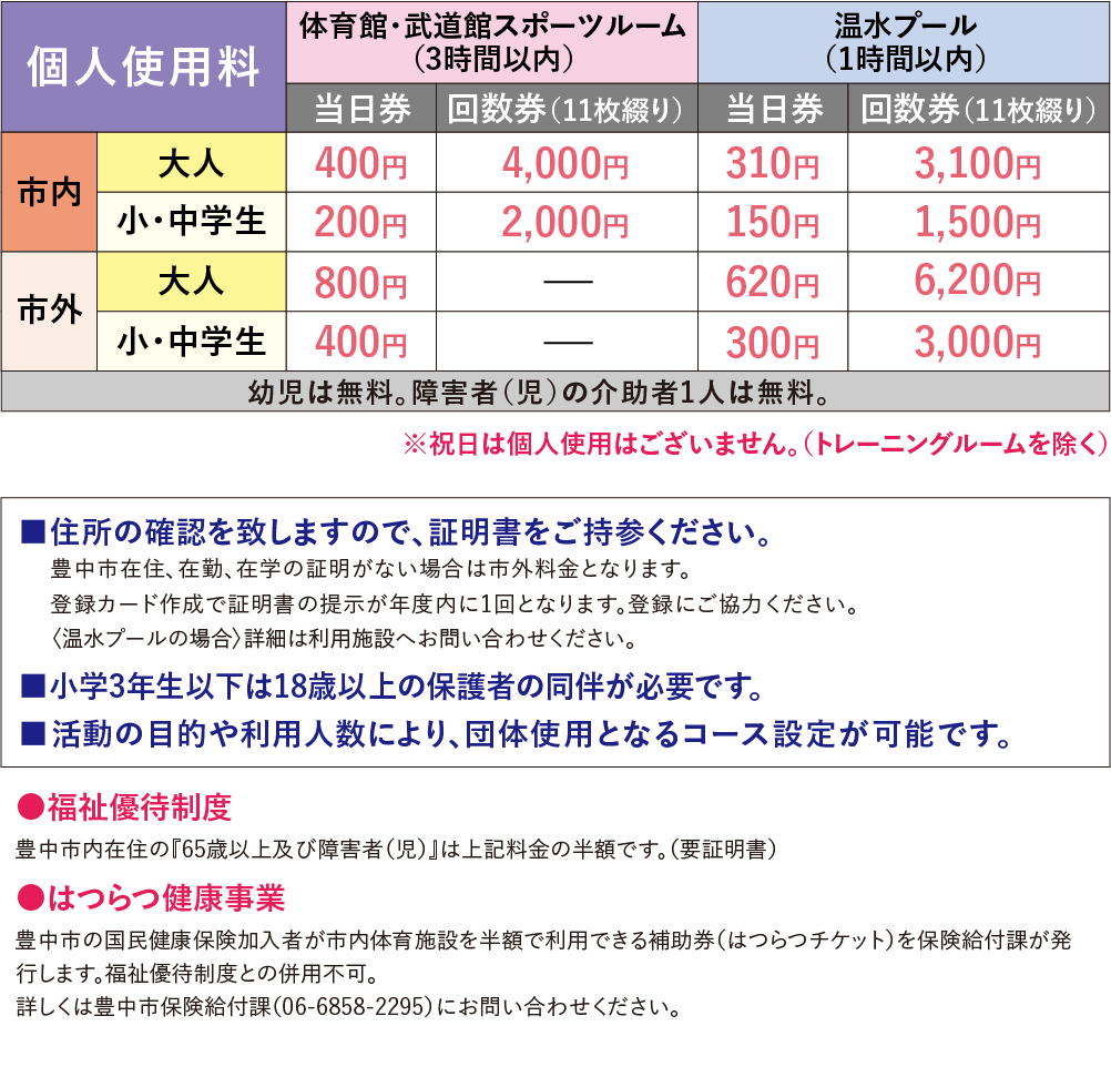 最低価格の 豊中市 体育館 武道館 大人回数券 4回分 bluecom.co.th